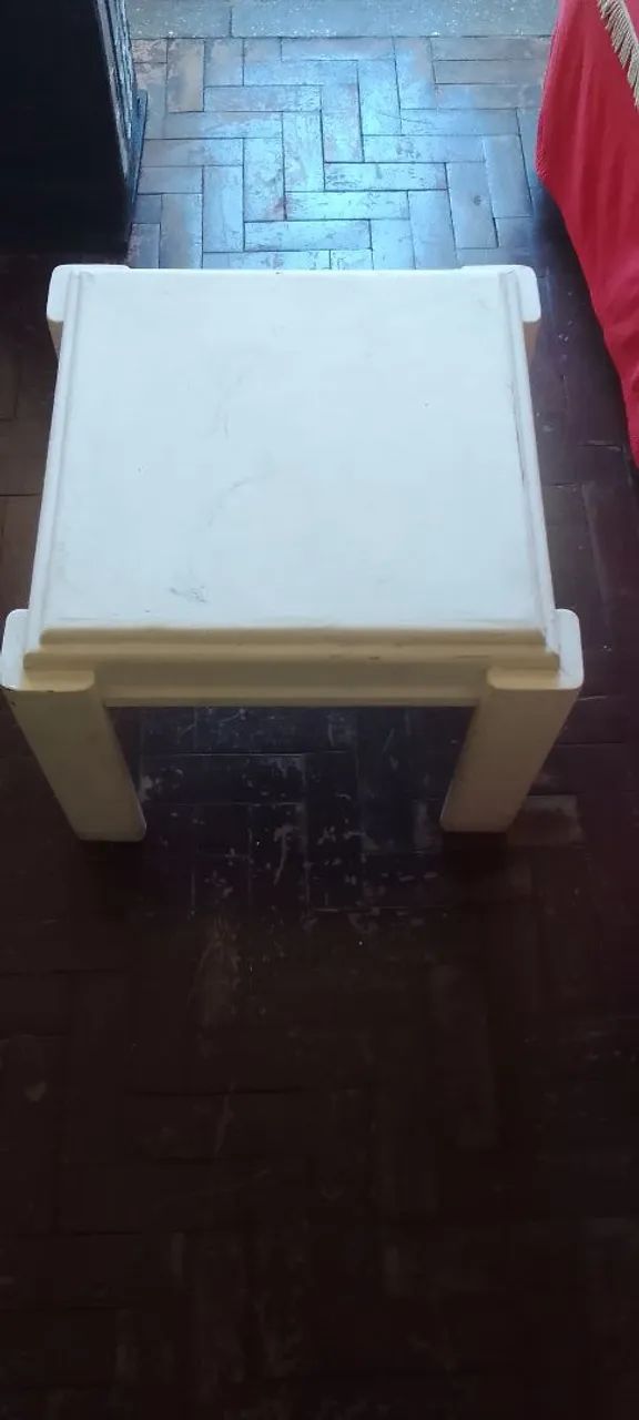 Mesa de Canto Quadrada Branca - Foto 3