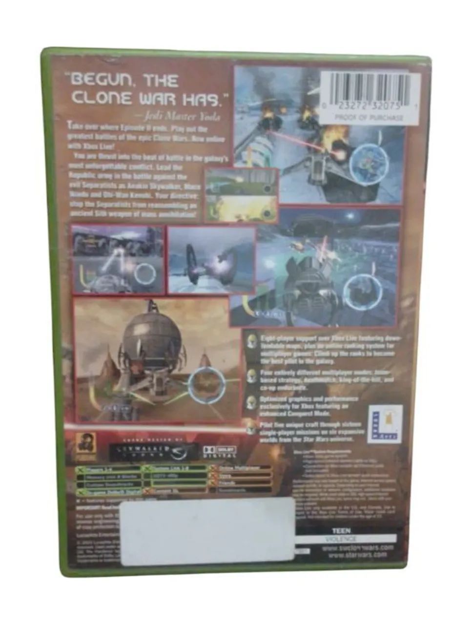 Jogo de xbox Star wars the clone Wars original, - Foto 3