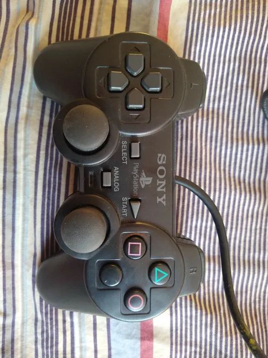 controle de playstation 2 com defeito - favor ler anuncio