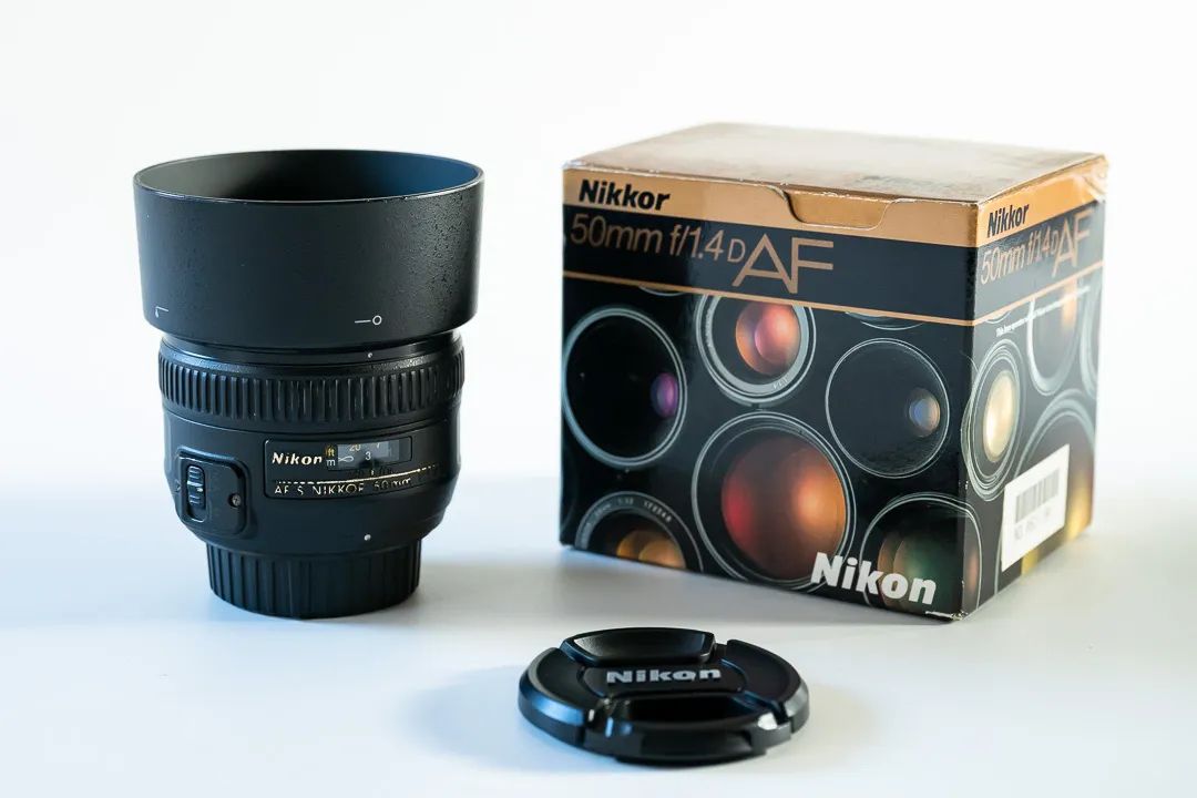 Lente Nikkor 50mm AF Nikon Acessórios para Câmeras e