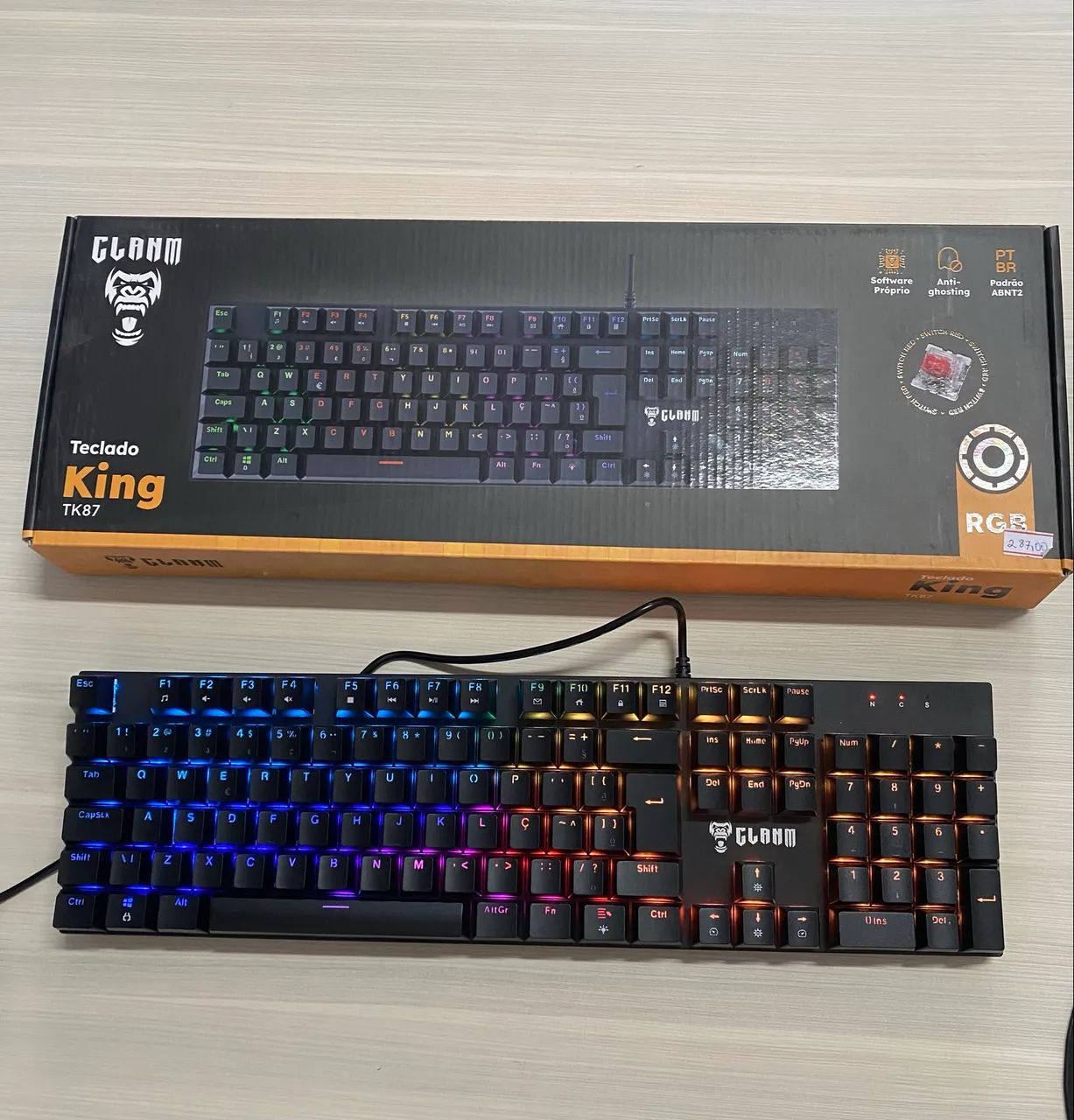 Teclado Gamer King Clanm 