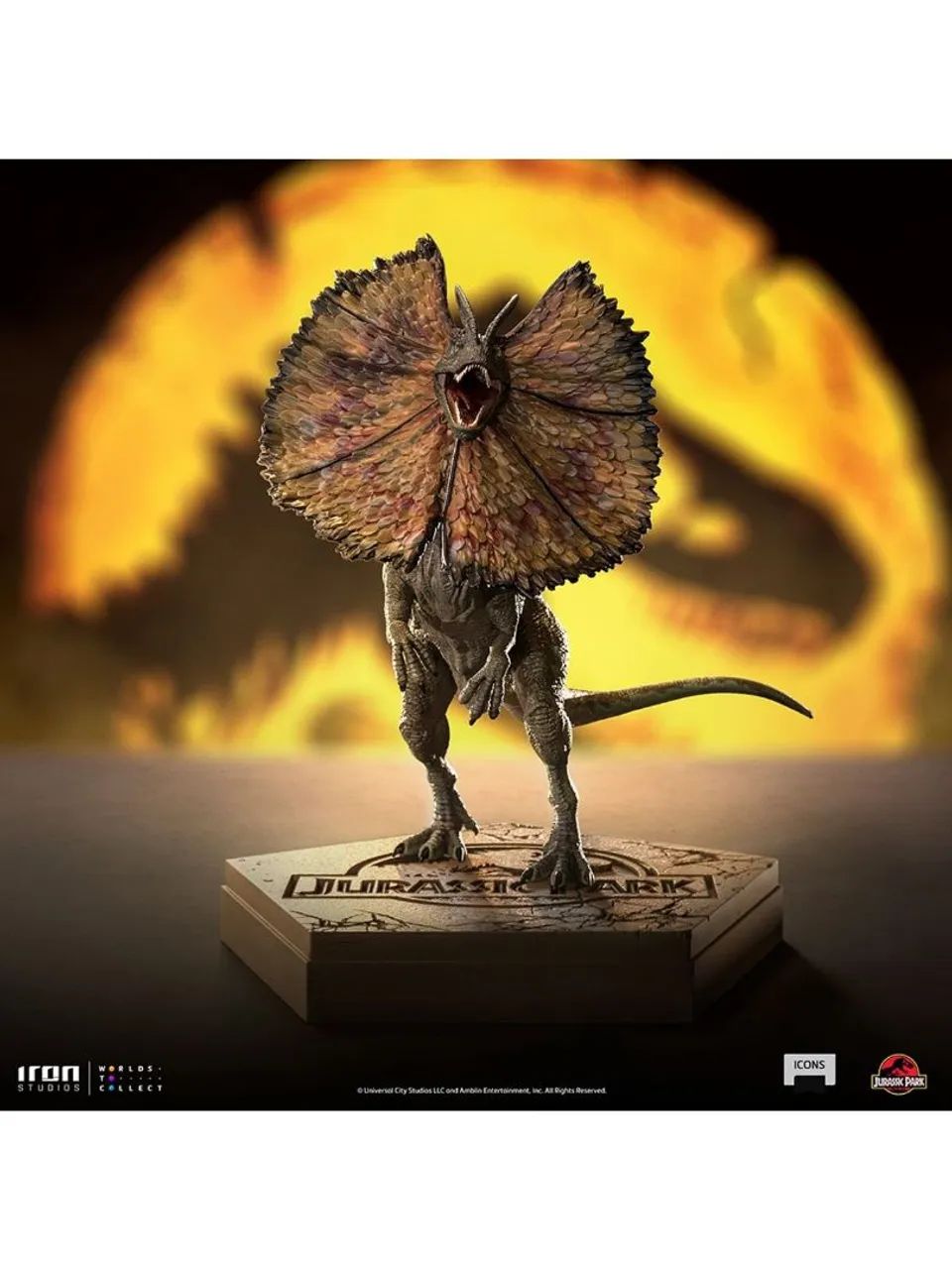 10 Estátuas Jurassic Park Series Icons Iron Studios - Foto 6