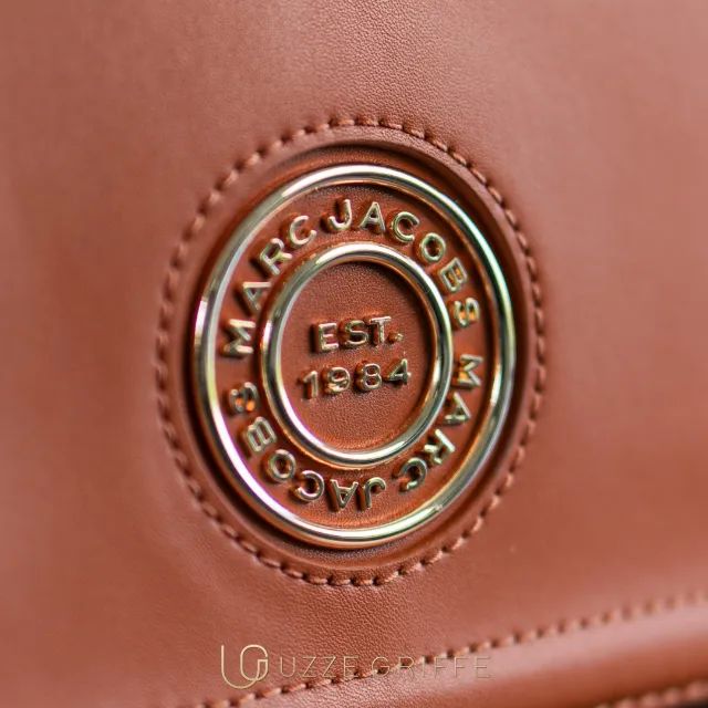Bolsa Marc Jacob Marrom Caramelo Gold Hardware - Feminina - Foto 2
