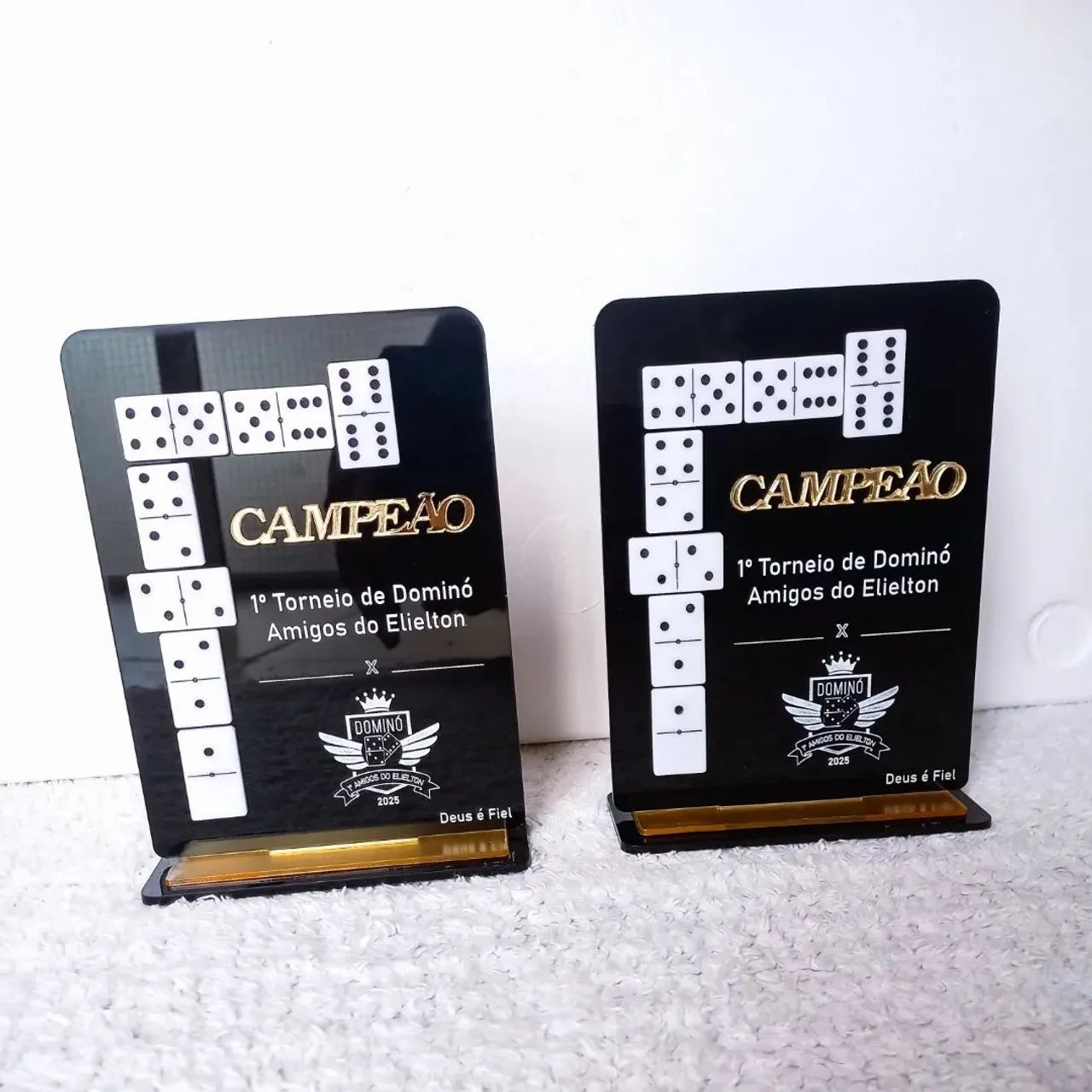 Troféu de Acrílico - dominó - Foto 4