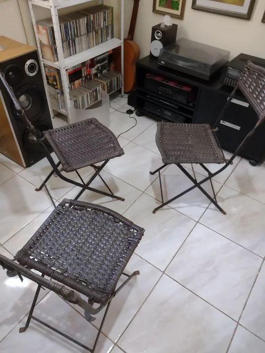 Cadeira de Fibra Sintética para Área Externa - Ler descrição  - Foto 3