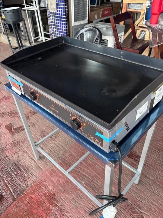 Chapa Elétrica para Lanches 5600W - Foto 4