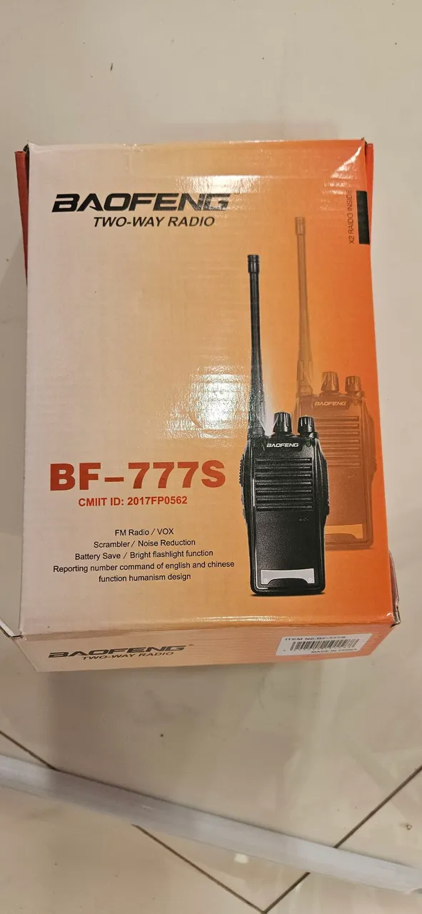 Rádio Comunicador Baofeng BF-777S - 2 Vias