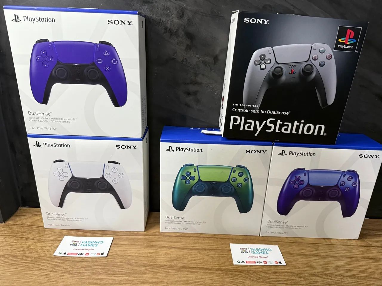 Controles DualSense PS5 - Cores Variadas e Edição Limitada