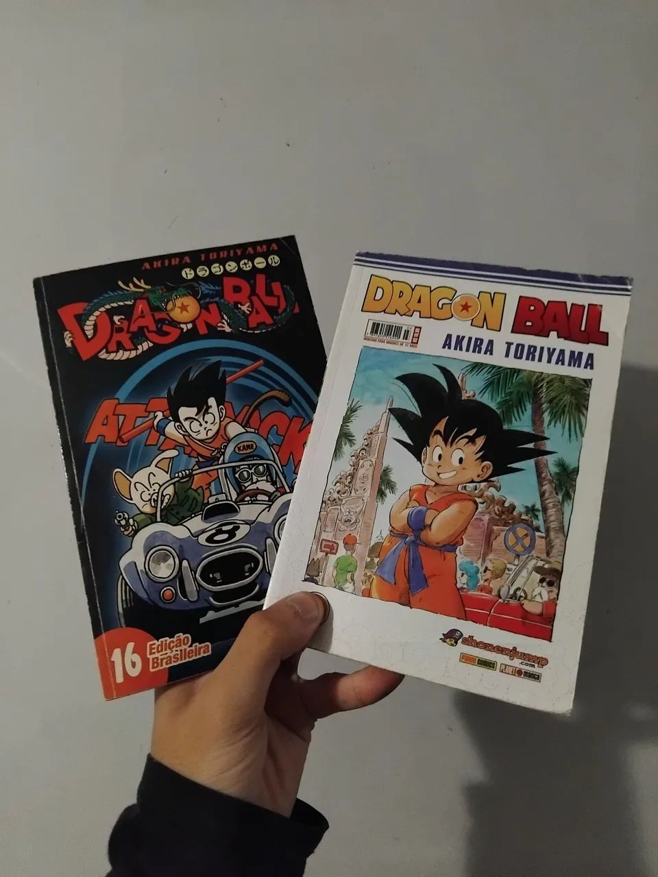 2 Mangas de Dragon Ball Vol 3 e Vol 16 em Português 
