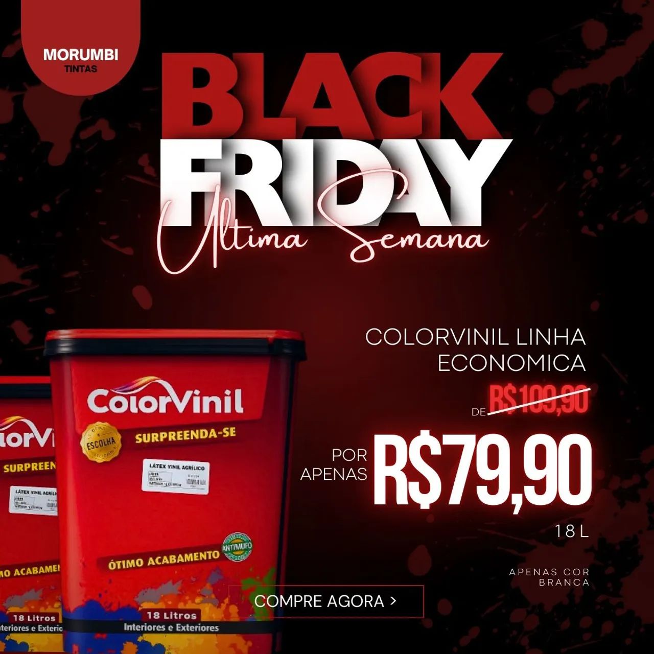 Colorvinil Látex Branca 18l