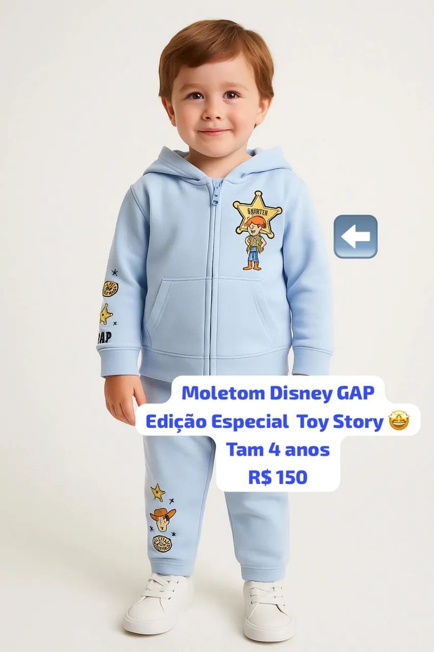 Blusa de moletom GAP infantil