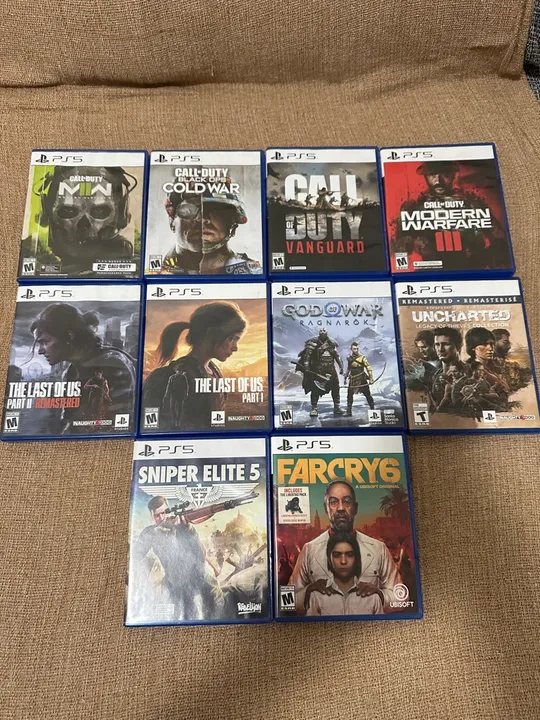 Jogos PS5 - Diversos títulos em ótimo estado!
