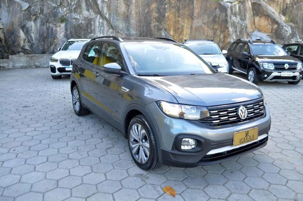 T-CROSS COMFORTLINE 200 1.0 TSI AT (TETO SOLAR) CINZA 2019/2020