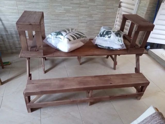 BANCO QUE VIRA MESA. - Foto 2
