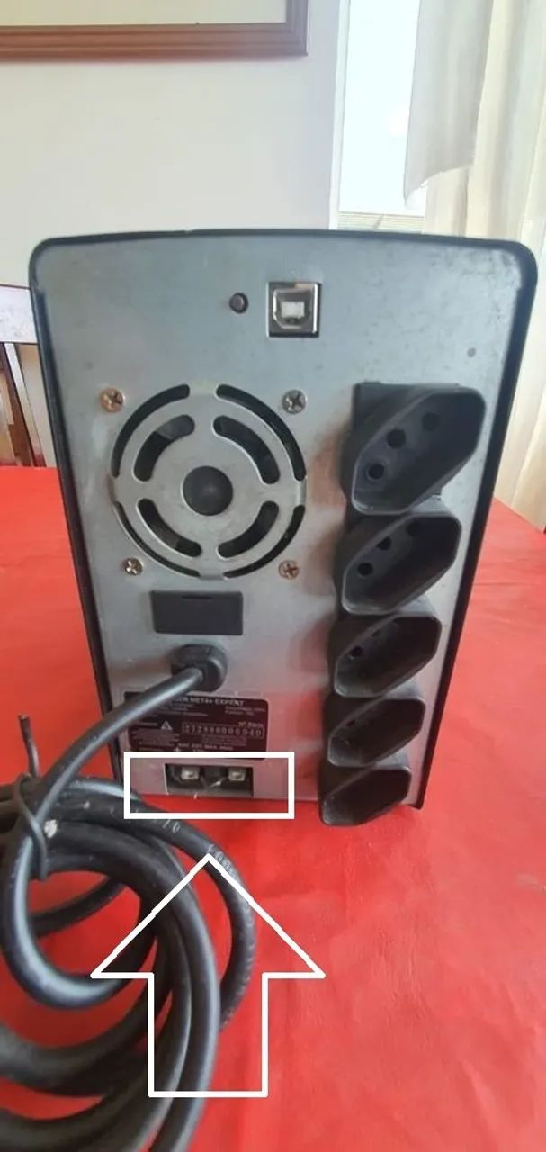 Vendo ou troco Nobreak 1200va Monovolt 115v Sms - Precisa troca as Baterias - Foto 3