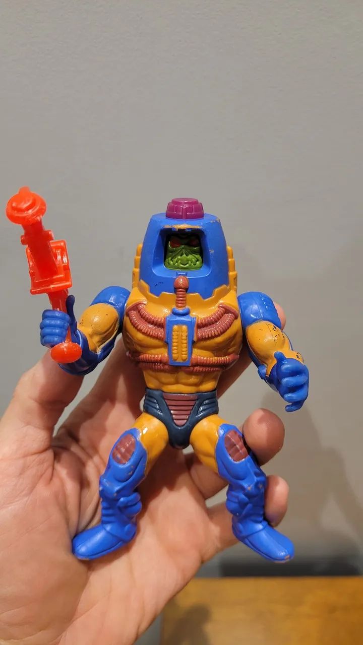 BONECO MULTIFACES HE MAN ANOS 80 MATTEL COMPLETO - Foto 5