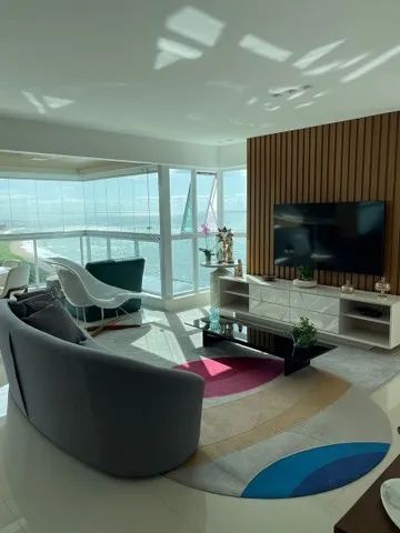 Apt pé na areia em guaxuma - alto padrão com 4/4 suítes - 200m2