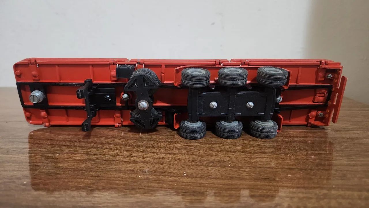 Miniatura Carrinho Carreta Carroceria Carga Seca Arpra Anos 80 - Foto 3