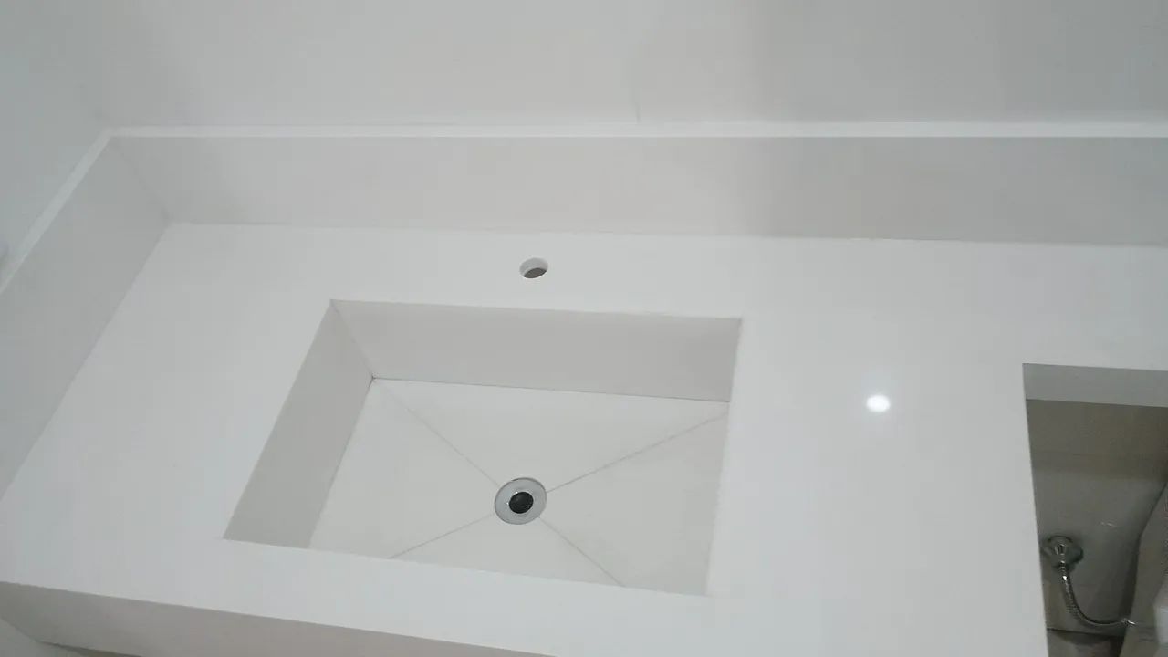 Cuba de banheiro branco plaime  - Foto 3