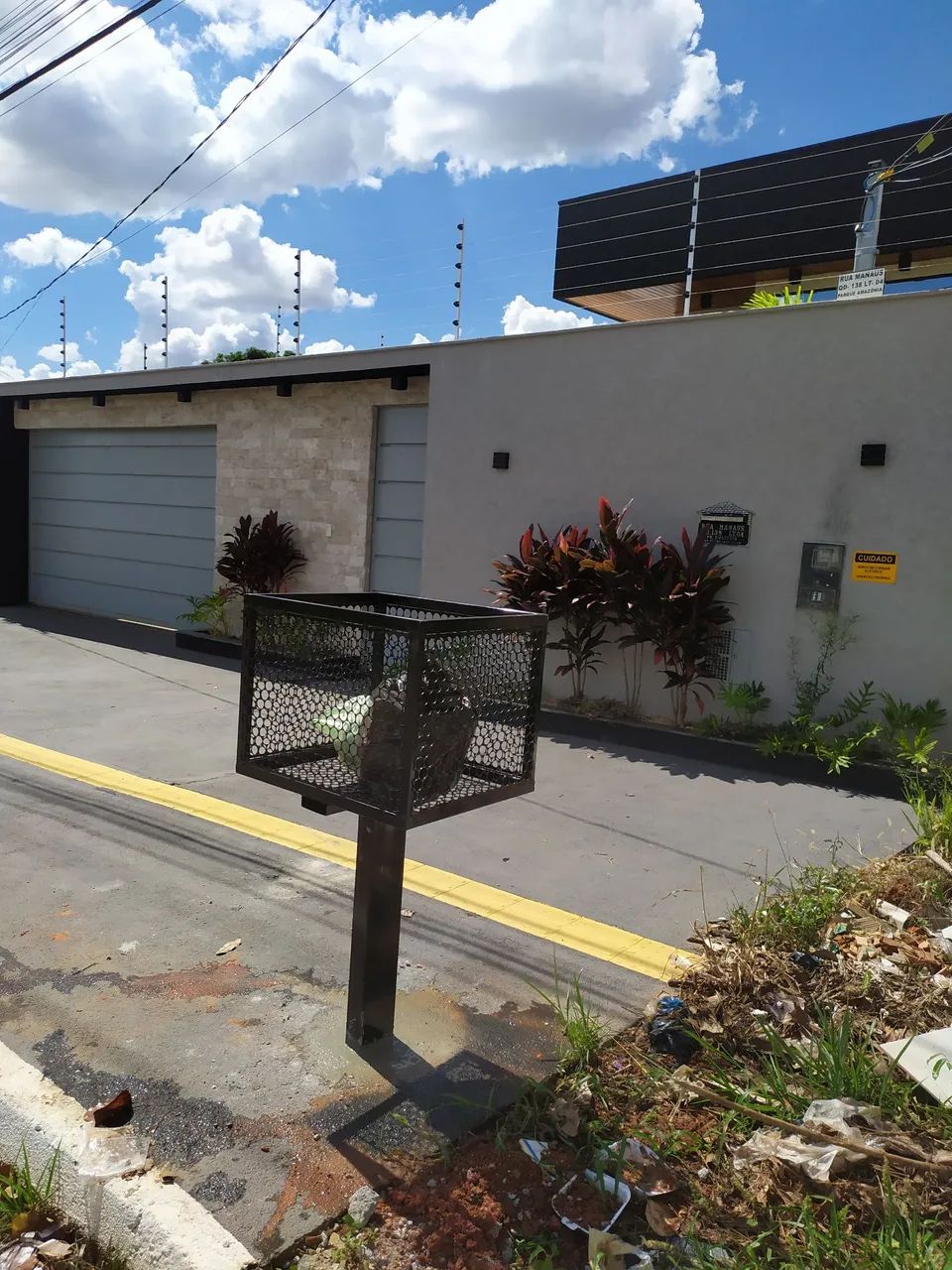 Lixeira industrial para residencia . reforçada 60×50×48
