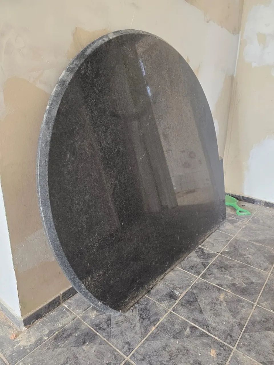 Mesa de Granito Preto Semi Círculo - Foto 5