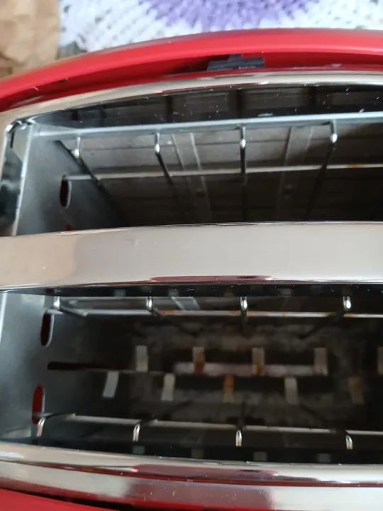 Torradeira Elétrica Vermelha - Foto 2