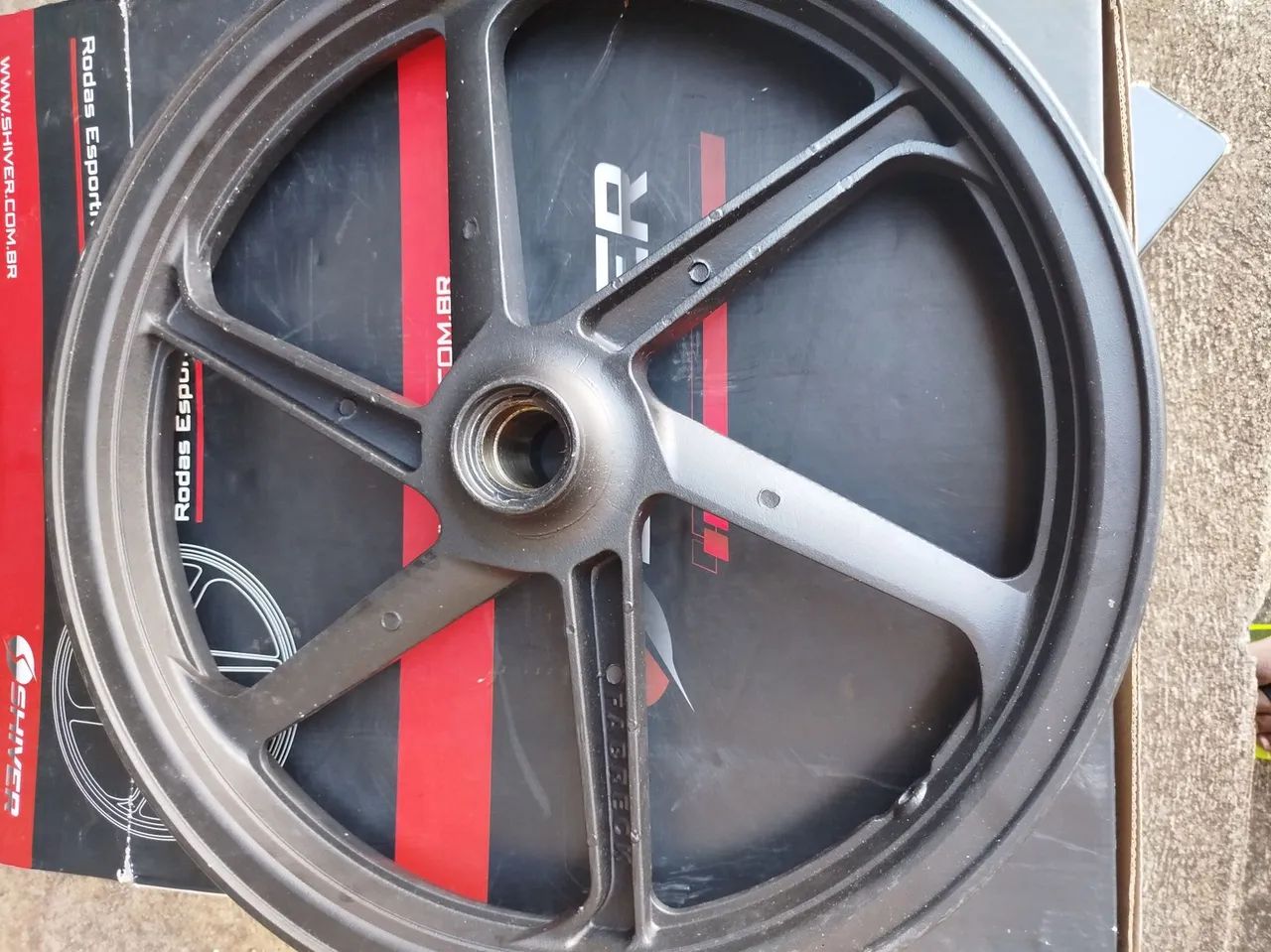 Roda de liga leve para moto