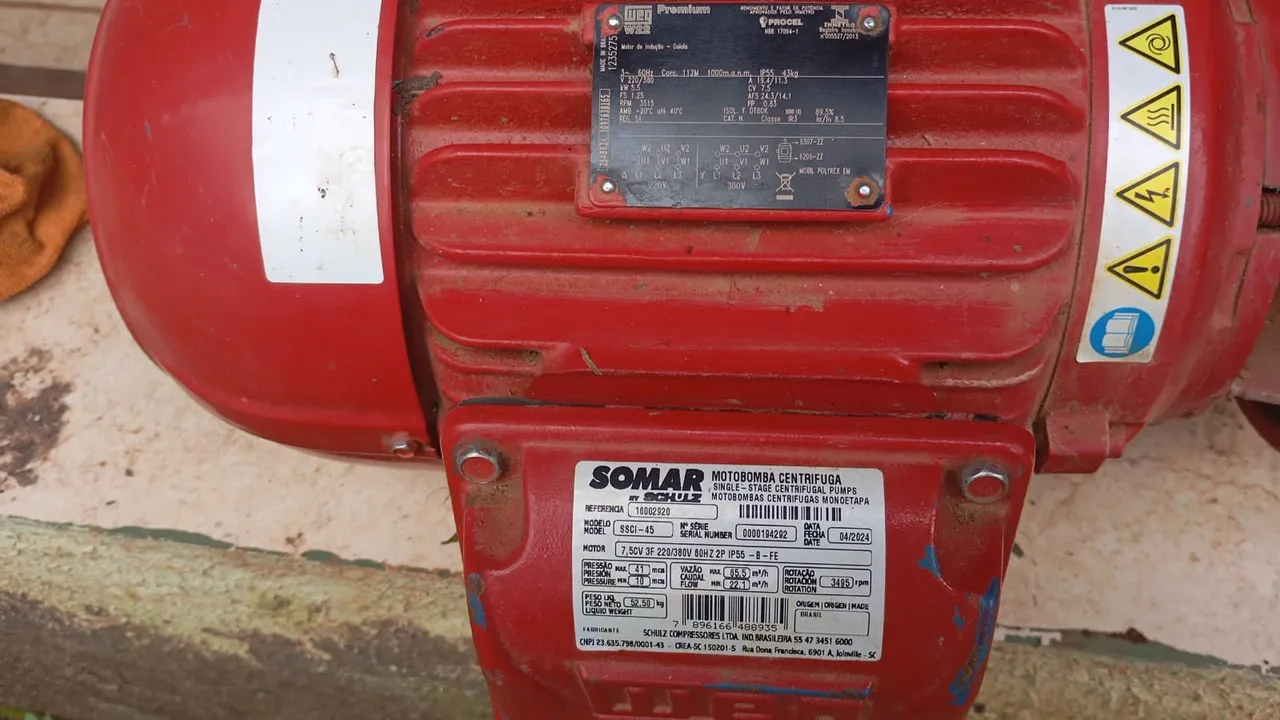 Motobomba centrífuga SOMAR SCI-45