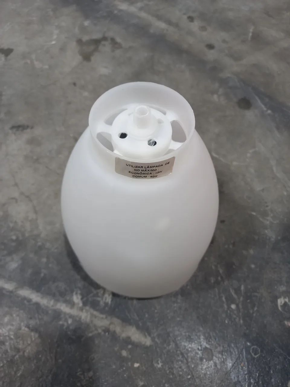Globo para ventilador de teto 
