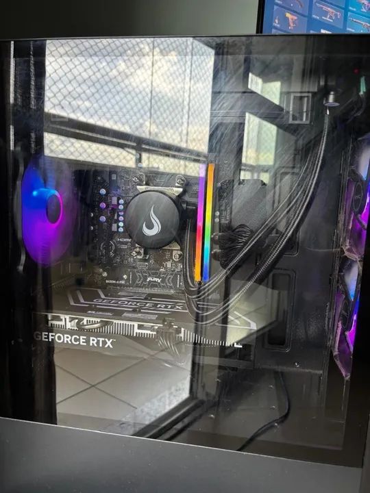 PC Gamer Full Setup Ryzen 7 5700X3D RTX 4060 - Foto 2