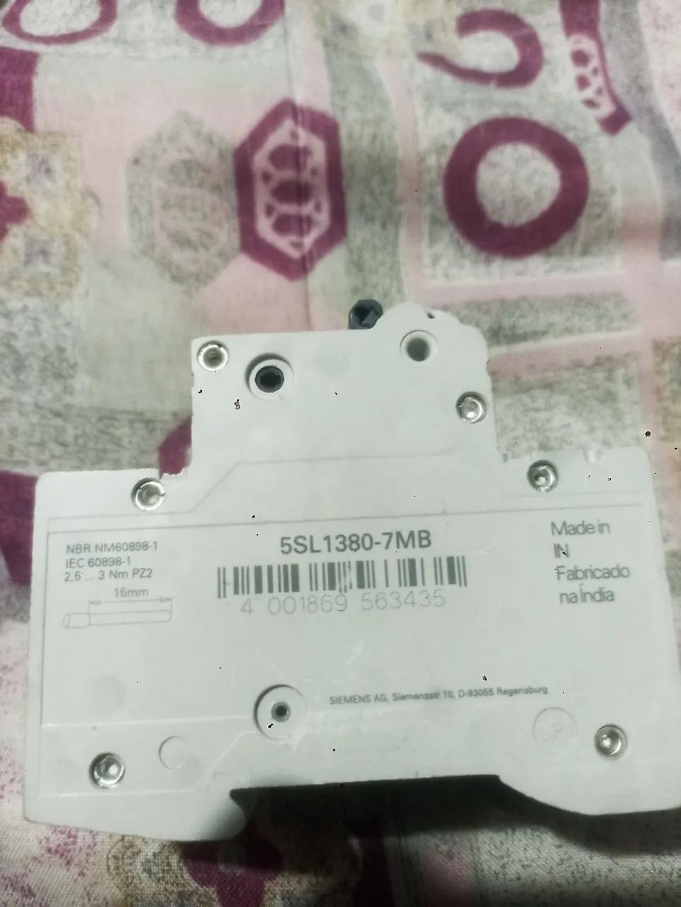 Disjuntor Siemens 3 pólos 80A - Novo - Foto 2