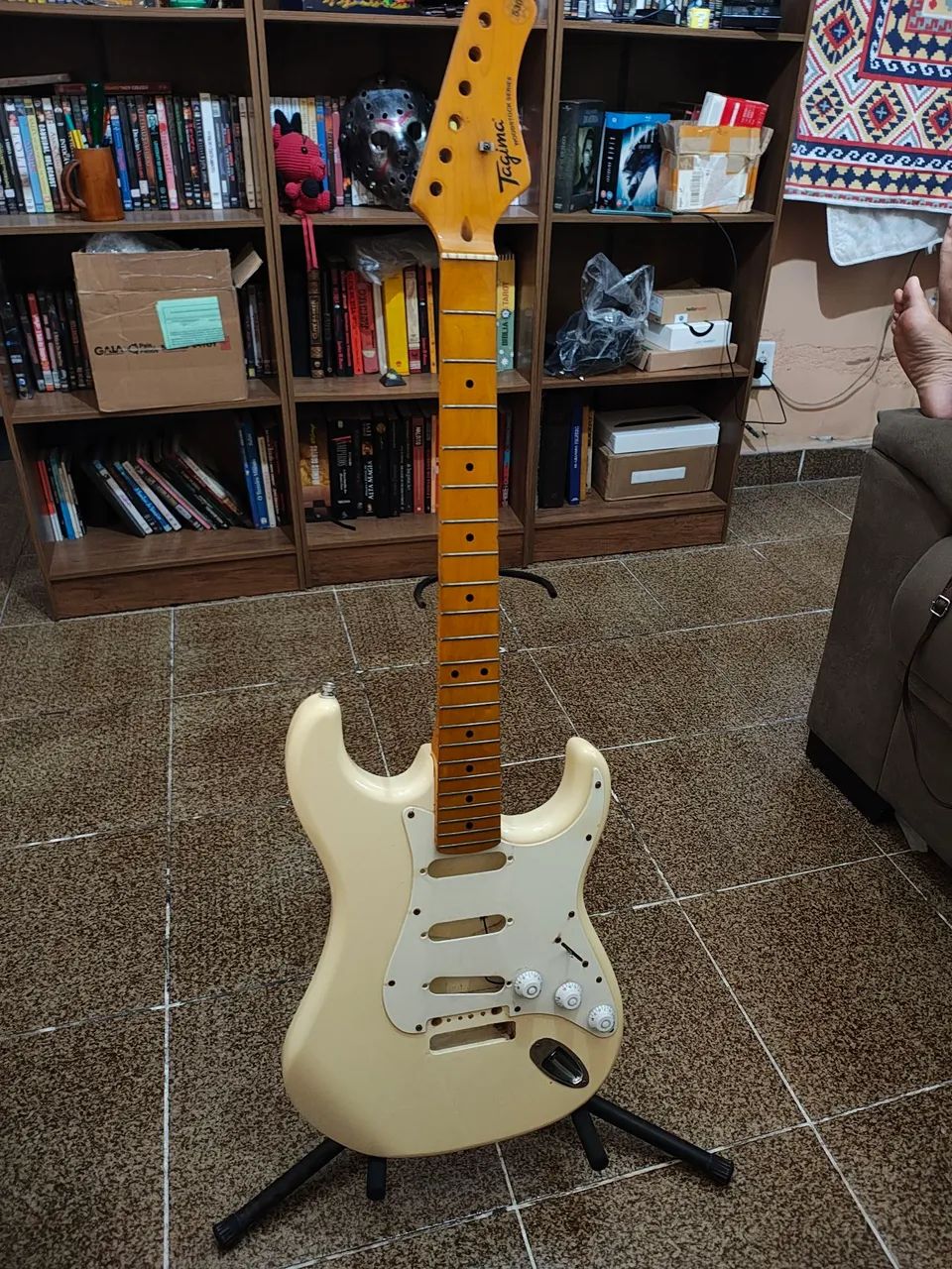 Corpo e Braço Guitarra Tagima Woodstock (Projeto/Luthieria) - Vintage White