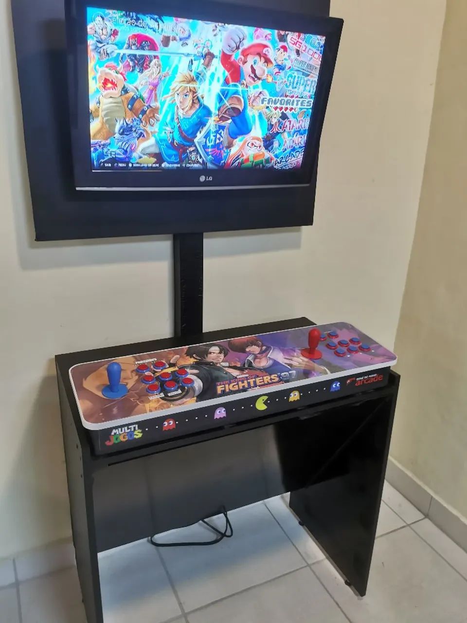 Fliperama portátil 14 mil jogos  - Foto 5