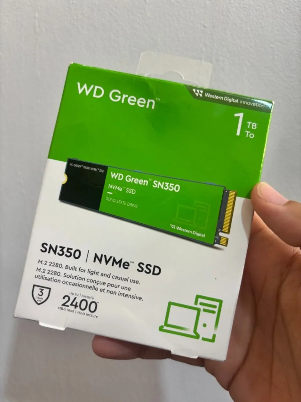 SSD 1tb nvme wd green