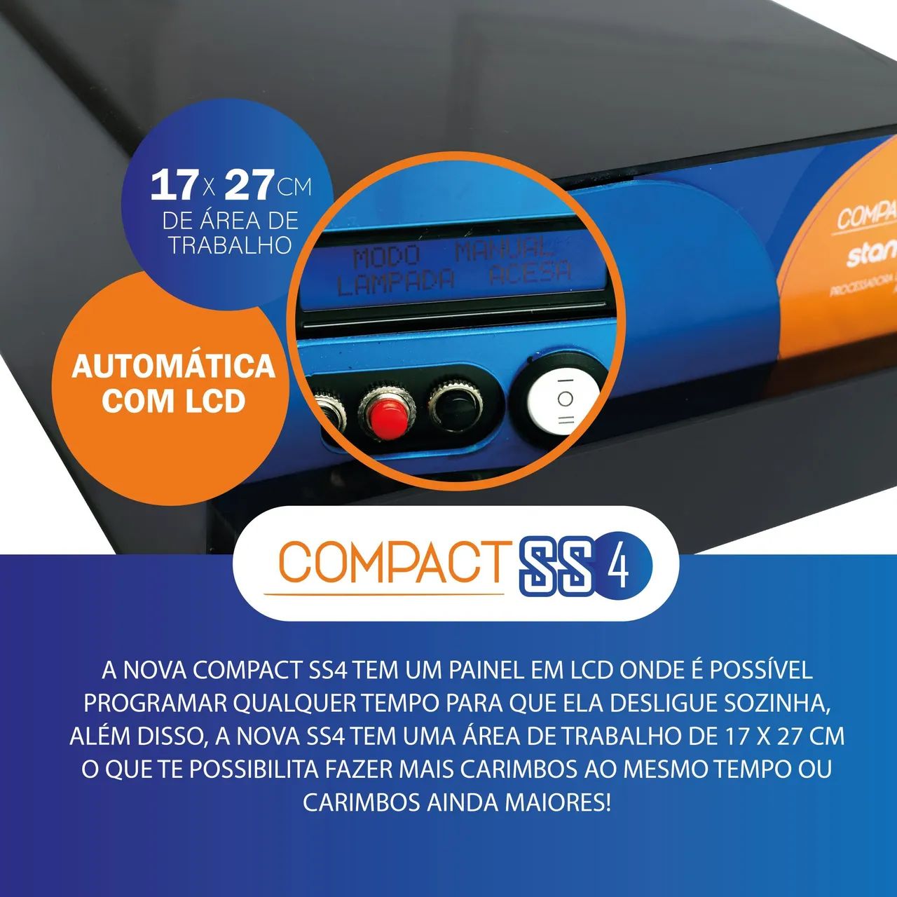 Máquina de Carimbos Compact SS4 - Lançamento! - Foto 2