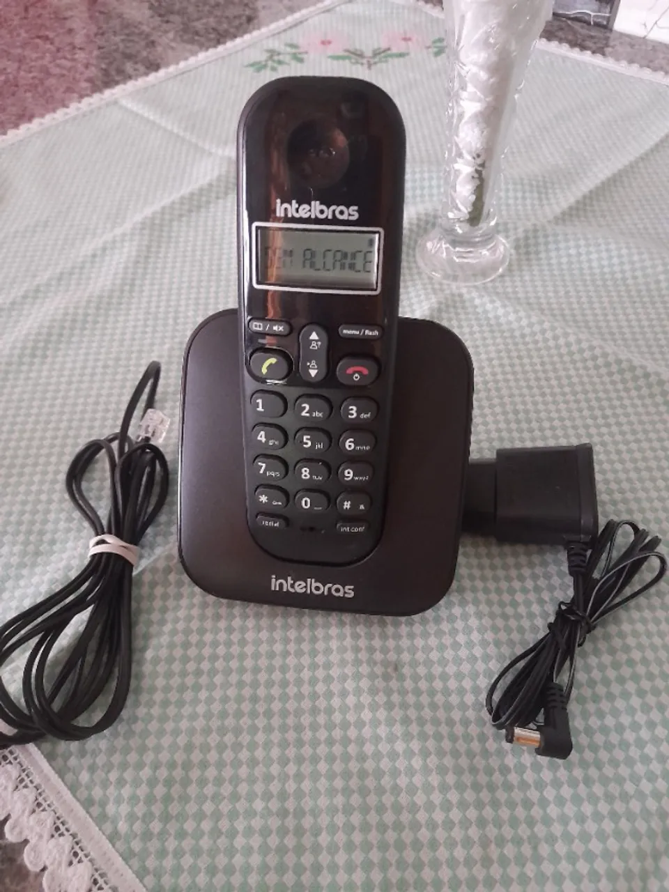 Vendo Telefone sem Fio Intelbras preto Digital Bivolt