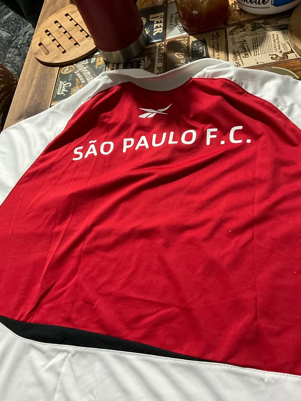 camisa são paulo polo viagem - Foto 5