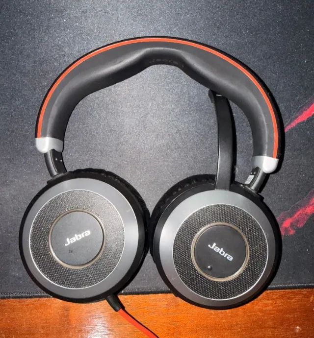 Fone De Ouvido Jabra Evolve 80 Ms Usb 3,5mm Excelente Stereo Preto