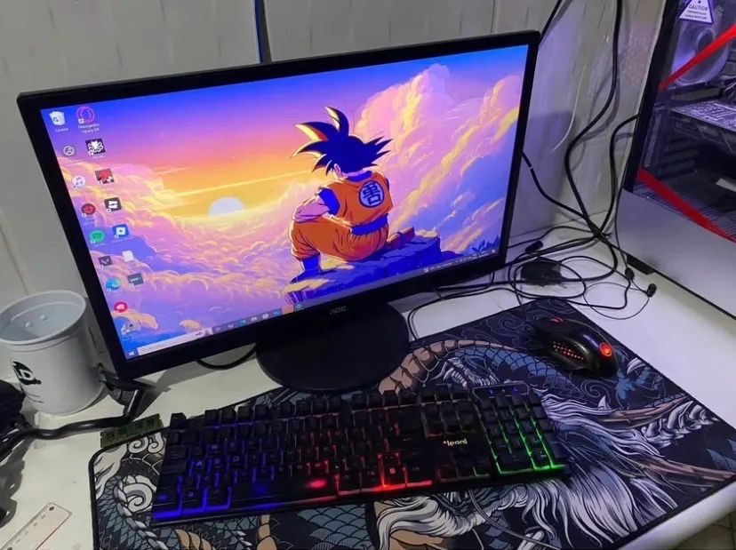 PC Gamer com LED e Mouse Gamer