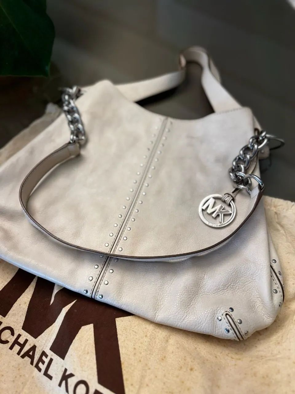 Bolsa Michael Kors em couro natural - Foto 4