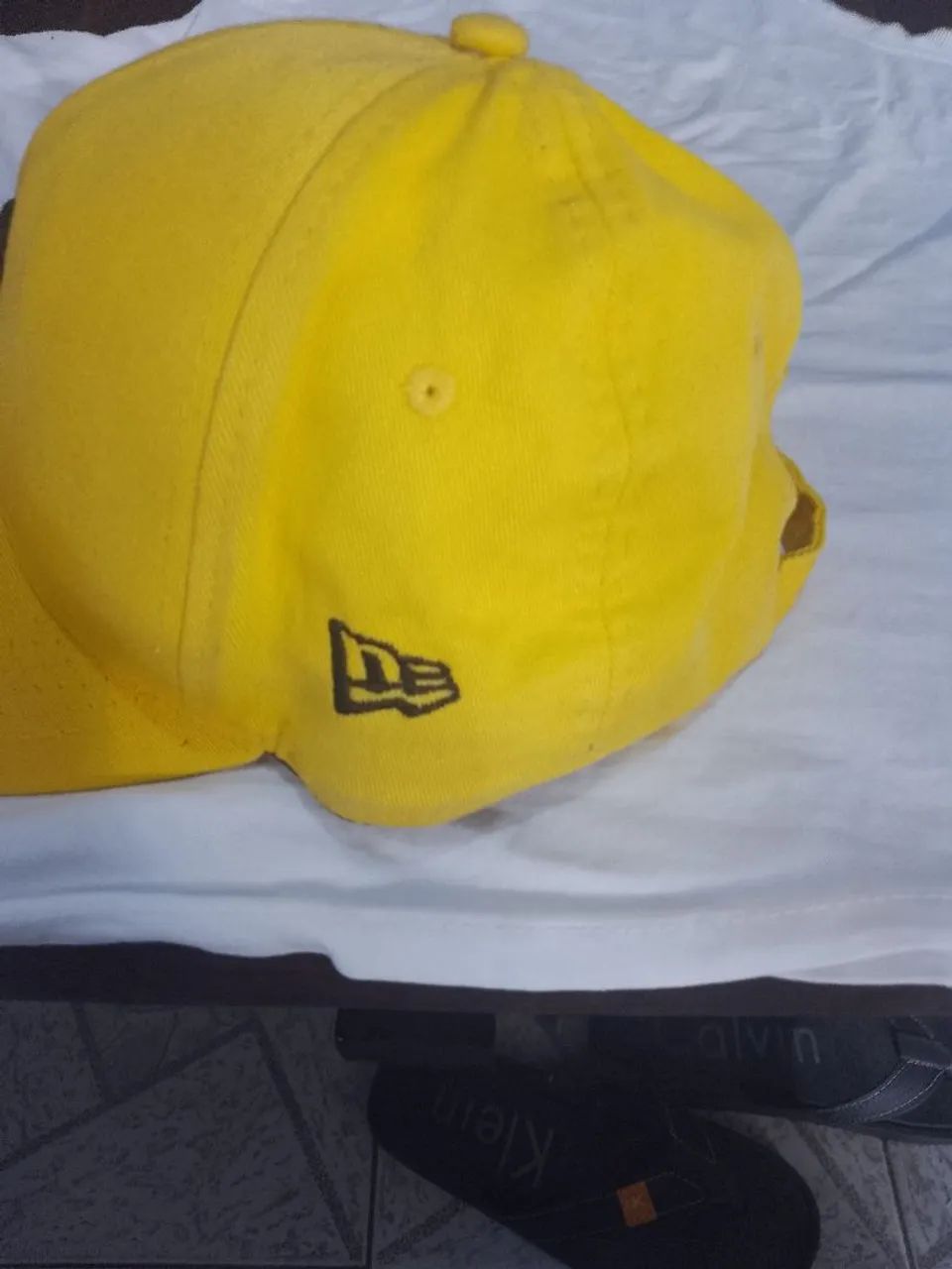 Boné New York Yankees Amarelo original - Foto 2