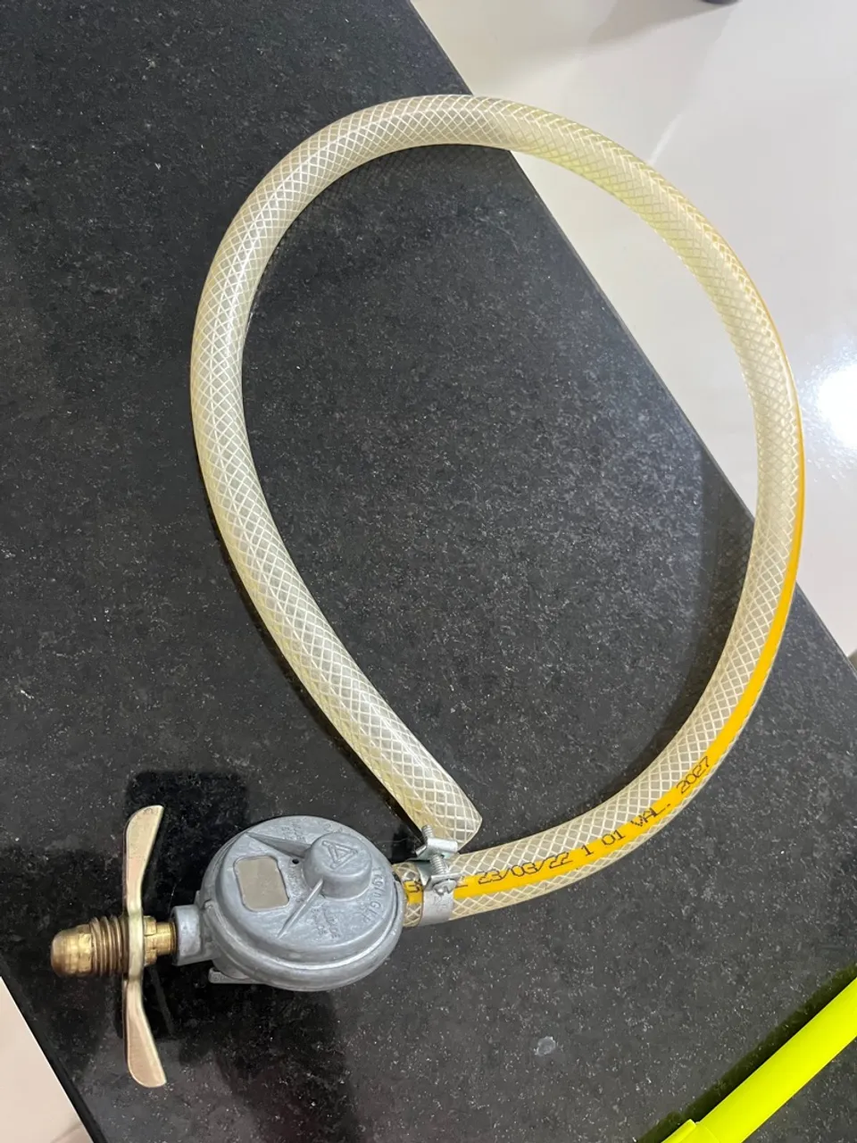Mangueira para Gás e Registro Completo - KIT