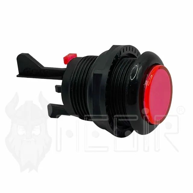 Botao arcade acrilico black com micros fliperama - Foto 4