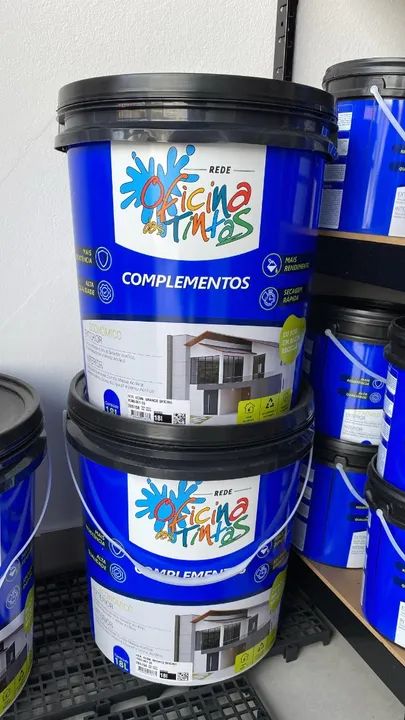 Tinta acrilica branco fosco 18 Litros 