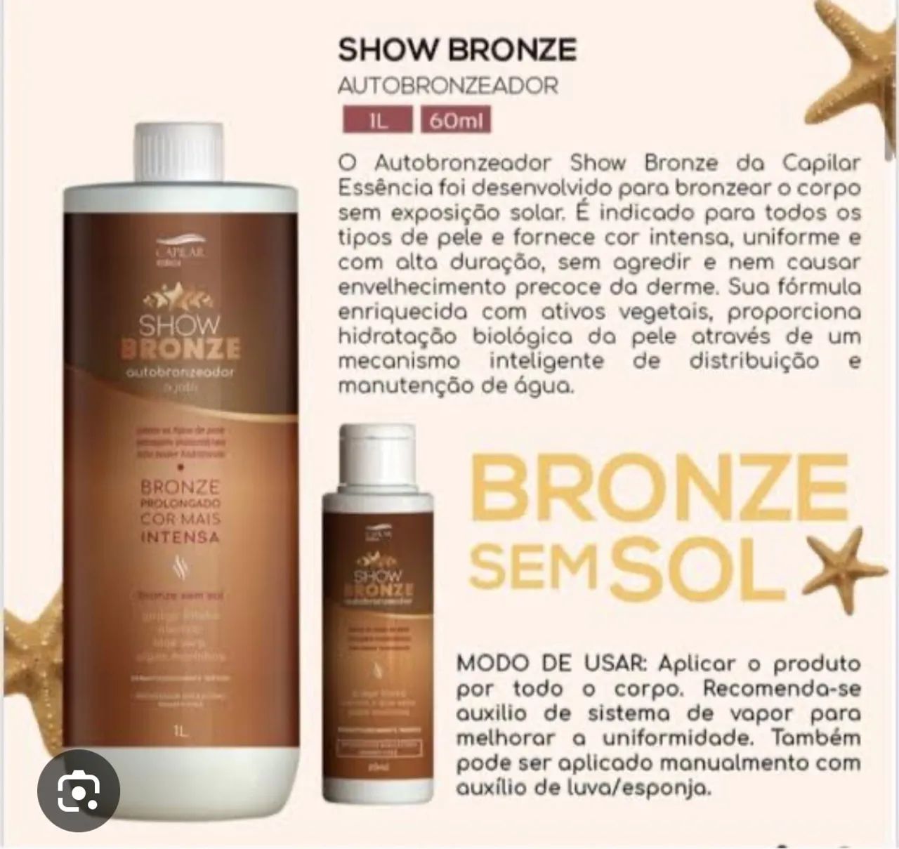 Autobronzeador Show Bronze a Jato - 1L - Foto 3