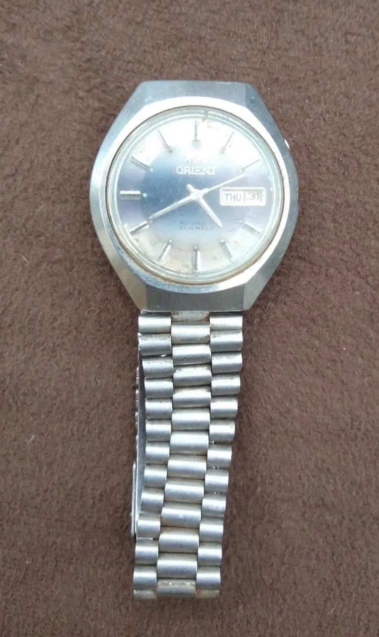Relógio Orient Automático 21 Jewels década de 80