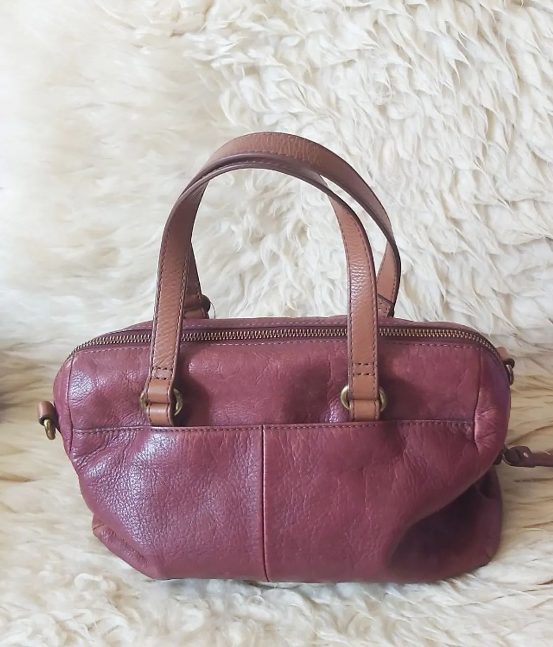 Bolsa de couro fossil - Foto 3