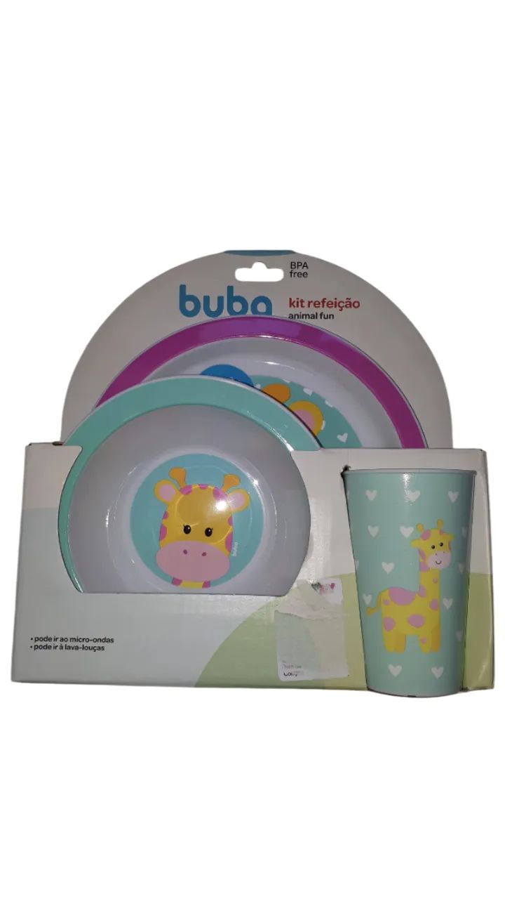 kit Refeição Animal Fun - Buba