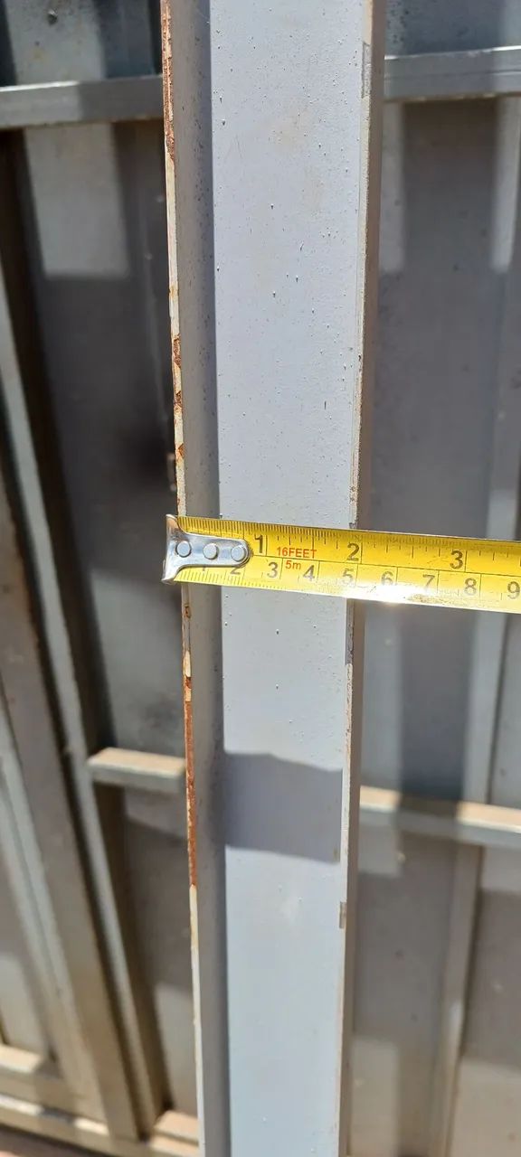 VIGAS U DE 2 POLEGADAS COM CHAPAS FURADAS PARA FIXAÇÃO NAS 2 PONTAS /// R$35,00 CADA PEÇA  - Foto 2