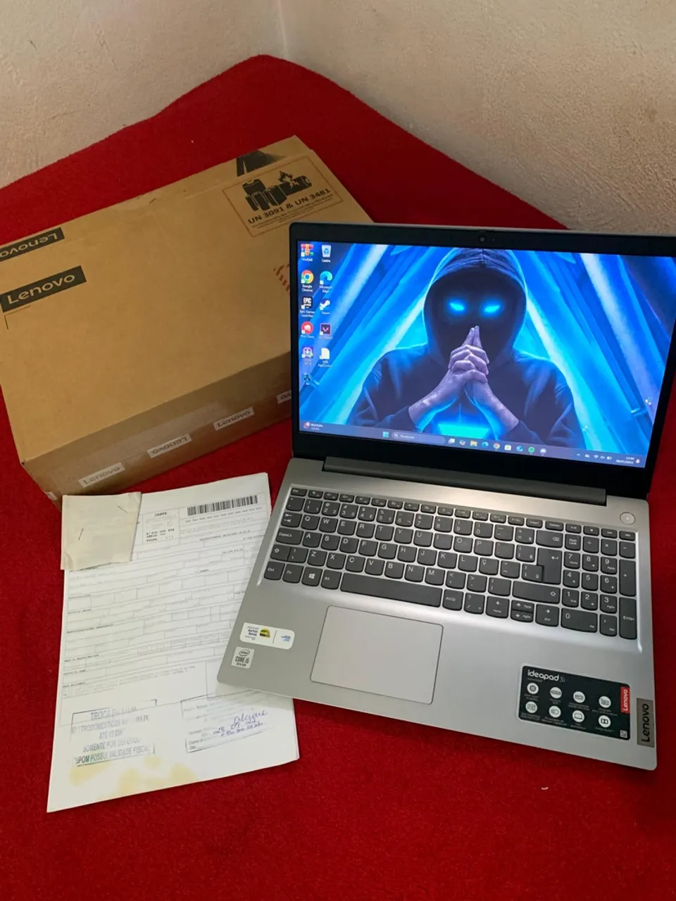 NOTEBOOK LENOVO I5 10g SEMI NOVO, NOTA, CAIXA